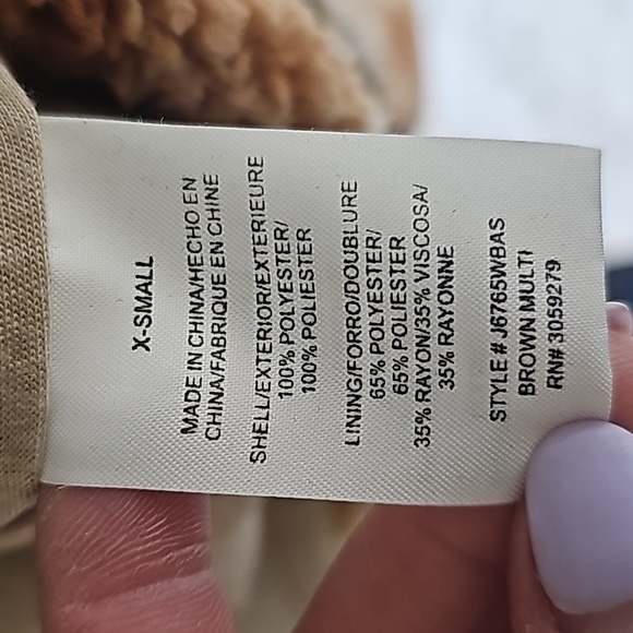 Altar'd state fuzzy sherpa coat jacket - Picture 4 of 4